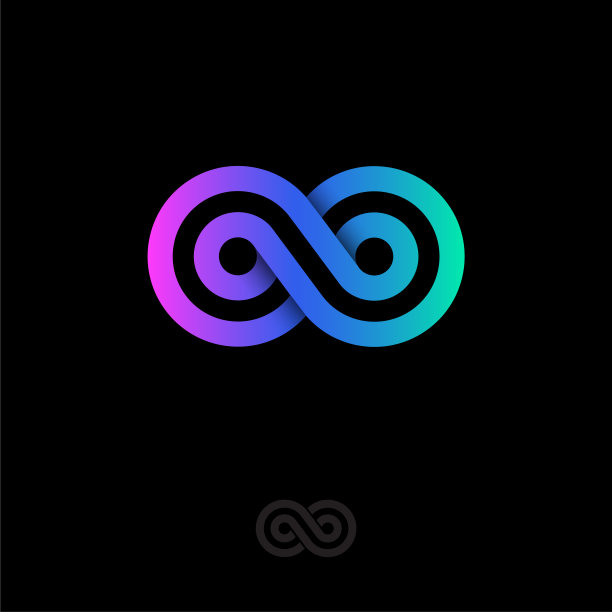 ∞标志梯度图片下载