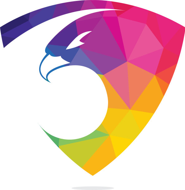 鹰与盾的标志设计图片下载