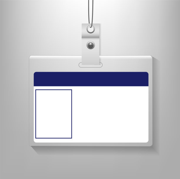 识别卡孤立灰色背景图片下载