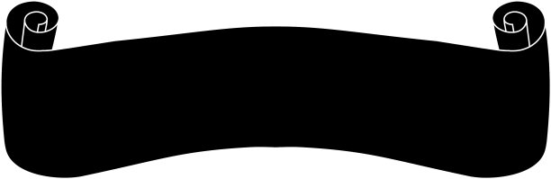 黑色纸标题卷轴图片下载