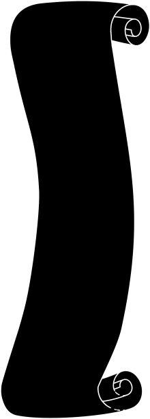 黑纸卷轴图片下载