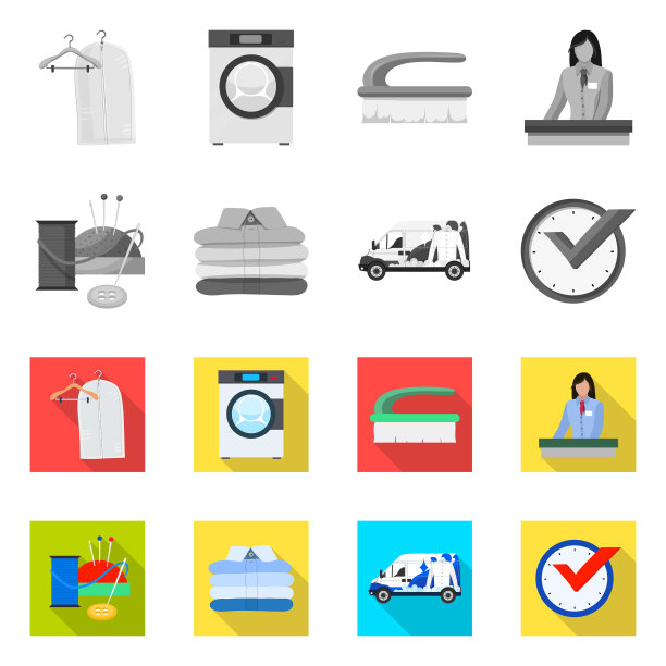 洗衣清洁标志图片下载