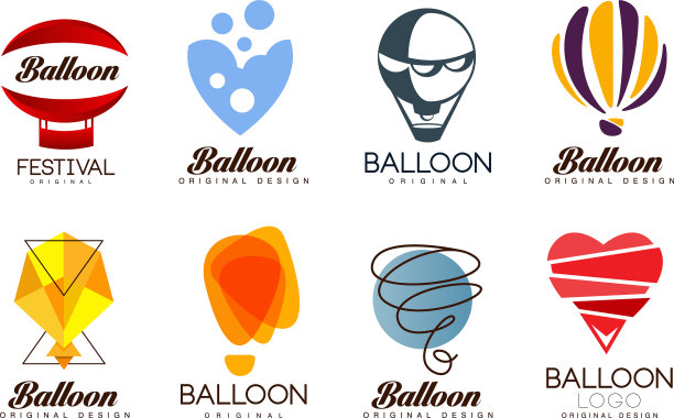 气球原创设计为创意标志图片下载