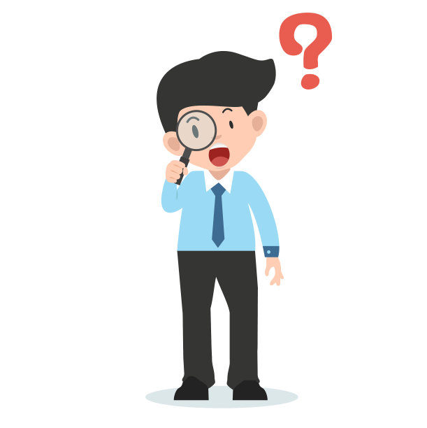 商人通过放大镜看图片下载