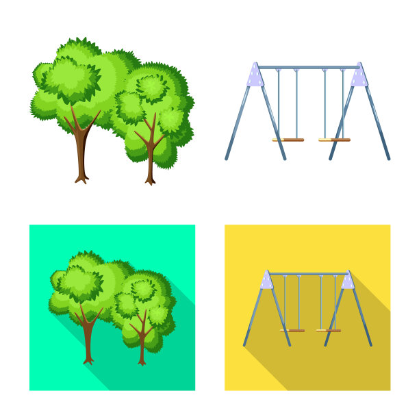 设计城市和街道的图标集图片下载