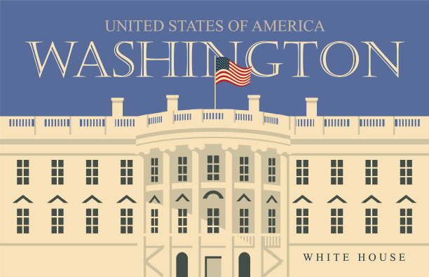 华盛顿特区的白宫图片下载