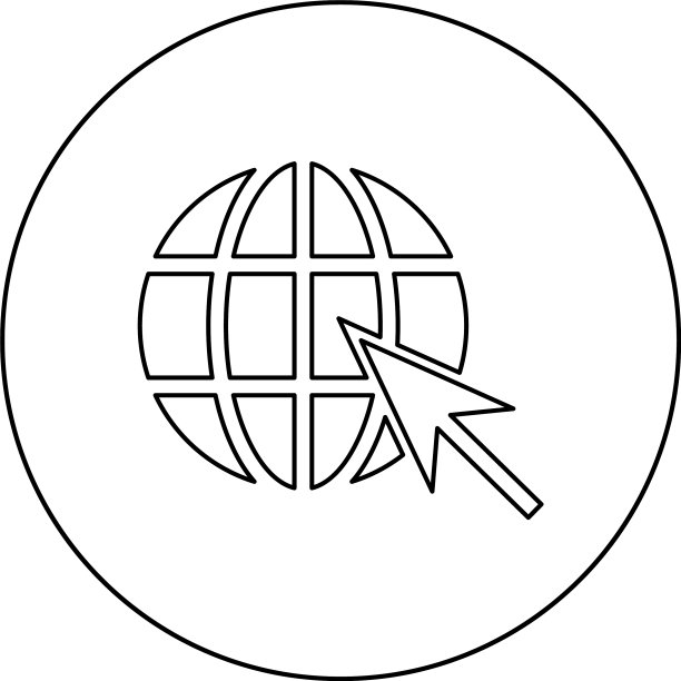 地球球体和箭头全球网络互联网概念图片下载