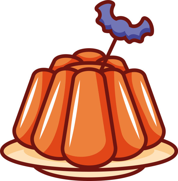 美味的万圣节装饰蛋糕图片下载