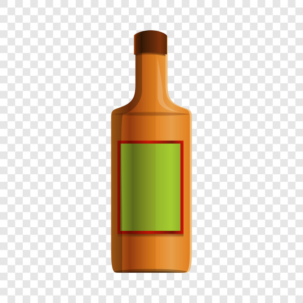墨西哥龙舌兰酒卡通风格图标图片下载