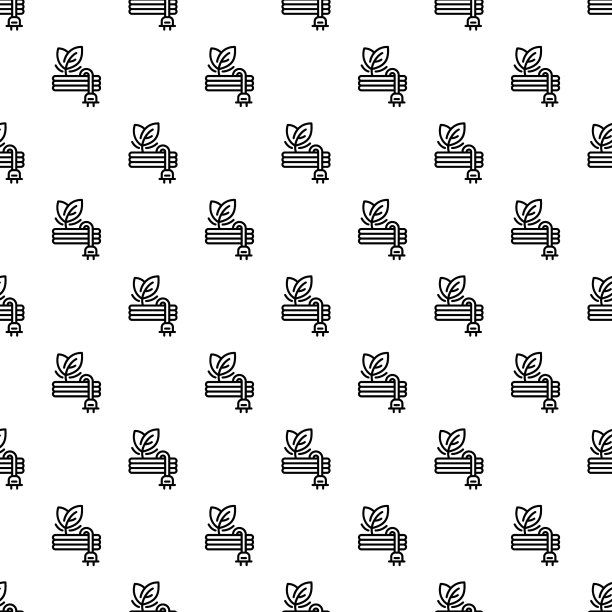 生态叶塞模式无缝图片下载