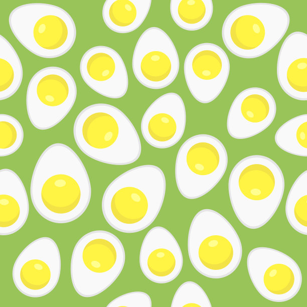 煎蛋无缝图案图片下载