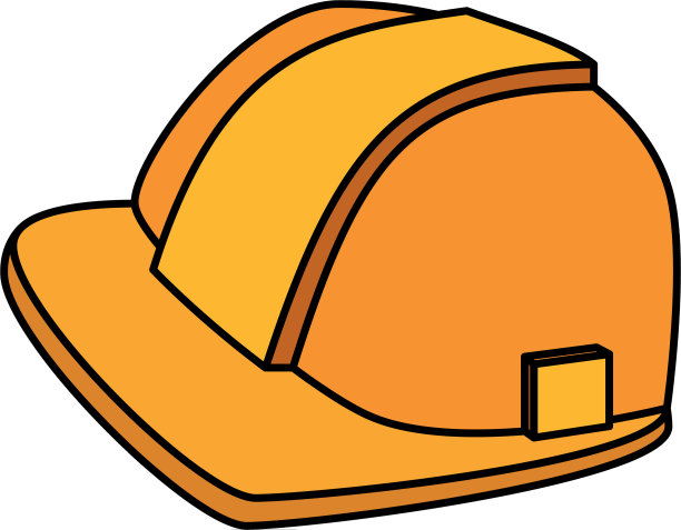 施工头盔防护标志图片下载