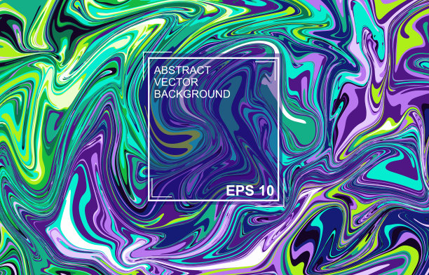 抽象背景与美丽的幻想墨水图片下载