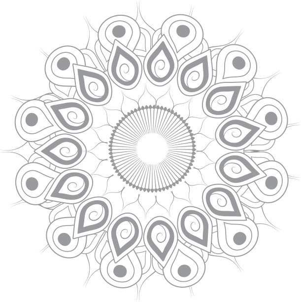 曼荼罗彩色背景图片下载