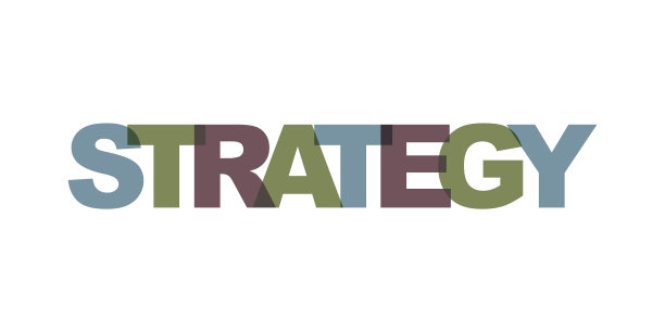 策略名片文字现代字体图片下载