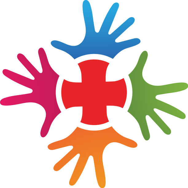 手护理标志模板图标企业图片下载