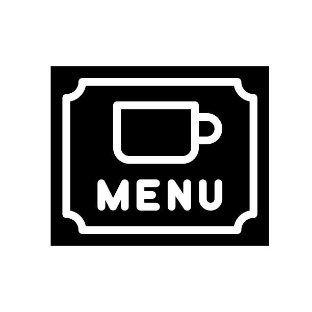 咖啡菜单咖啡相关固体风格图片下载