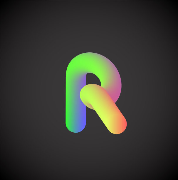 来自一套字体的彩色字符图片下载