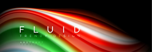 流体波线背景或几何图案图片下载