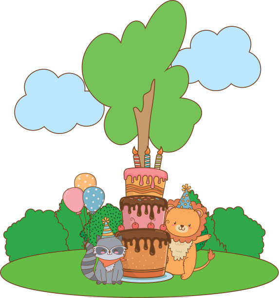 可爱可爱的动物卡通图片下载