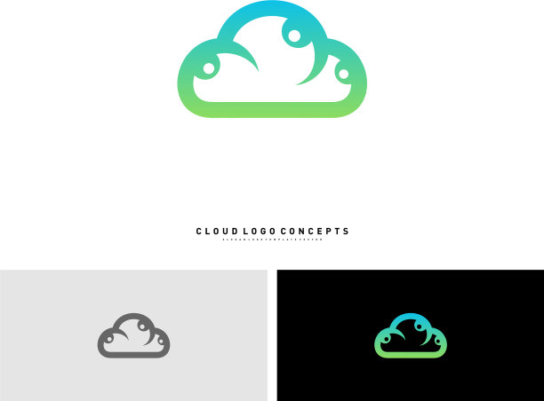 人云标志设计理念现代云图片下载