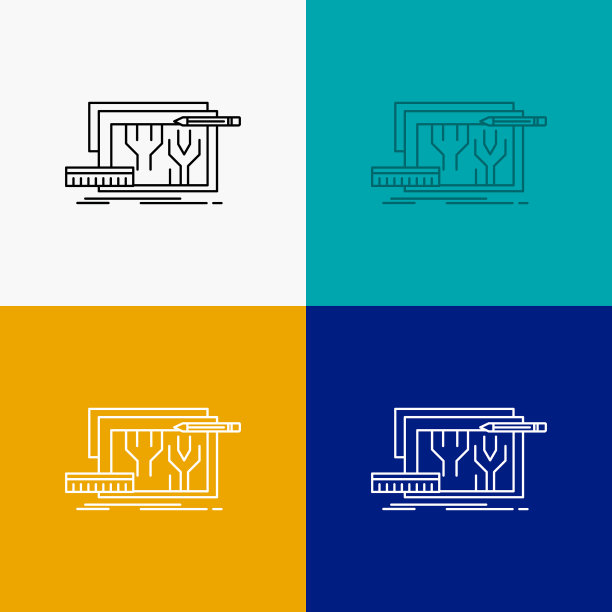 建筑设计图电路设计工程图片下载