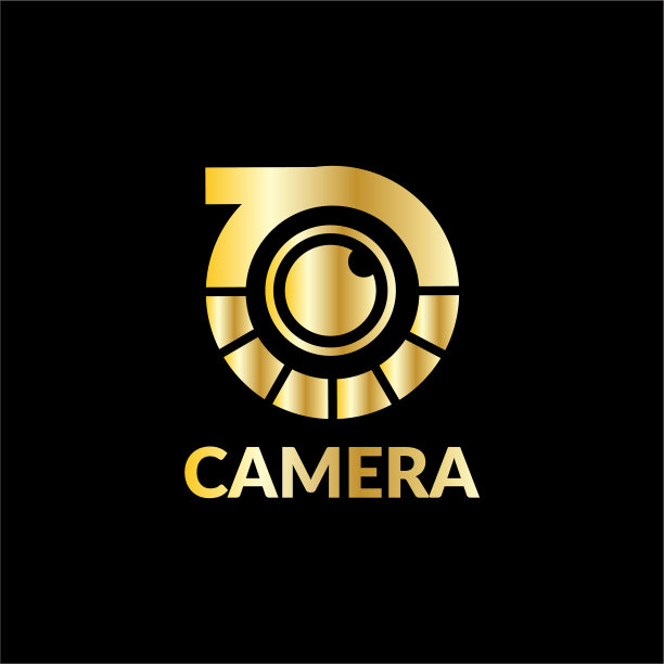 黄金相机技术标志图片下载
