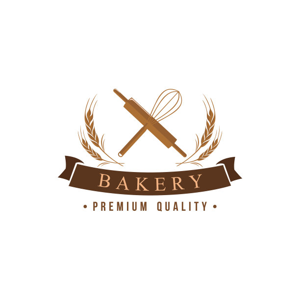 面包店和甜点标志标志图标模板图片下载