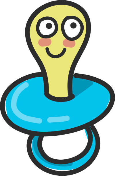 快乐的洗礼者在白色的背景图片下载