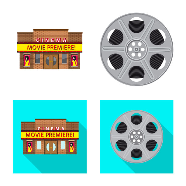 孤立对象电视和拍摄标志图片下载