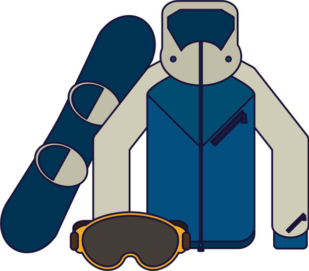 冬季运动装备图片下载