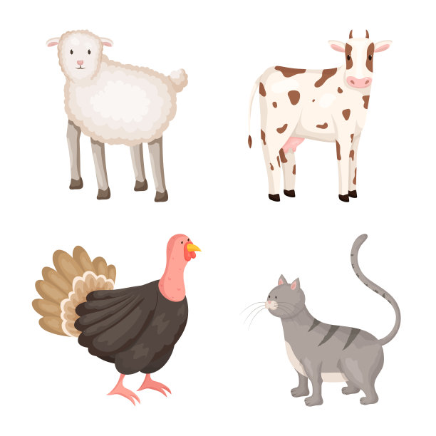 农场和食物图标集图片下载