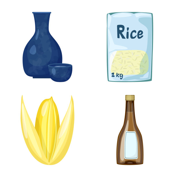 设计食品和有机标志集图片下载