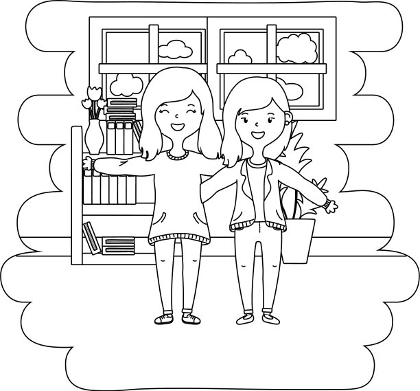 青少年朋友设计图片下载