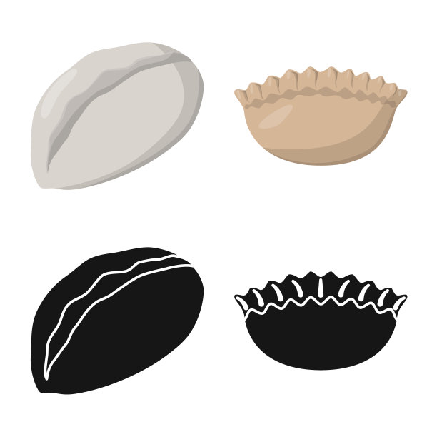 设计产品及烹饪标志套装图片下载