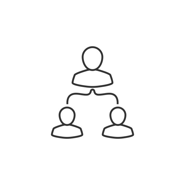 连接层次线图标简单现代平面图片下载