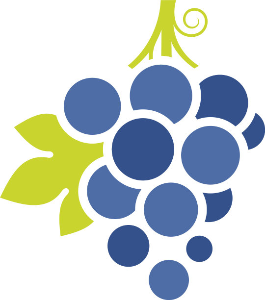 蓝色的葡萄图片下载