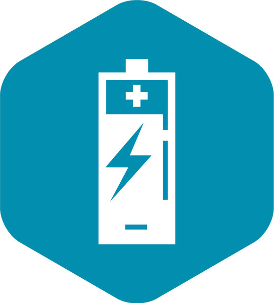 能源电池图标简约风格图片下载