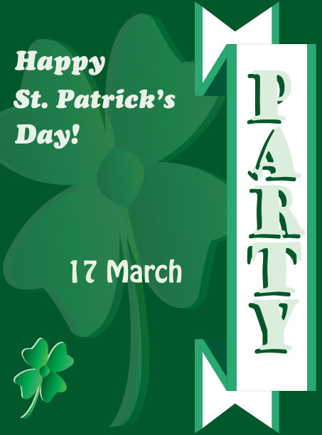 圣帕特里克节派对海报邀请图片下载