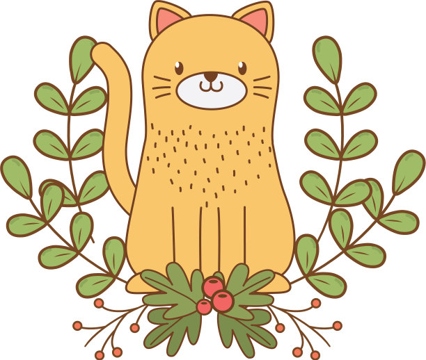 猫的卡通设计图片下载
