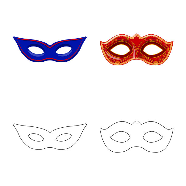 孤立的物品奢侈品和庆祝图标图片下载