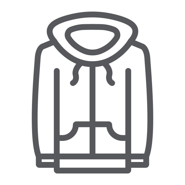 运动衫系列图标衣服和运动帽衫图片下载