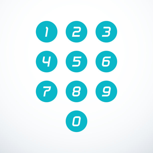 设置0-9数字图标图片下载