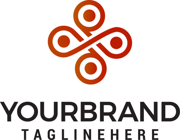 室内会徽logo设计概念模板图片下载