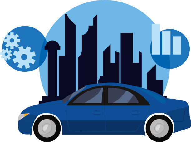 自动智能汽车图标说明图片下载