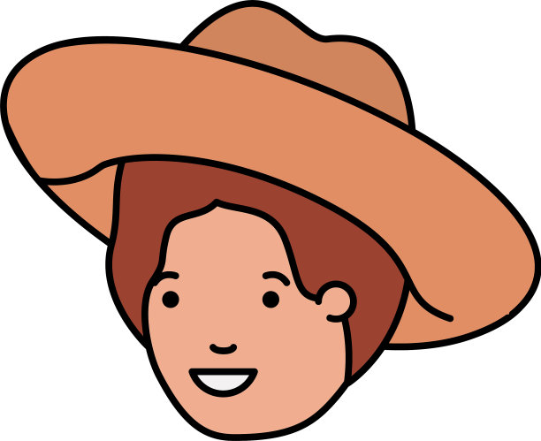 戴着帽子的头像图片下载