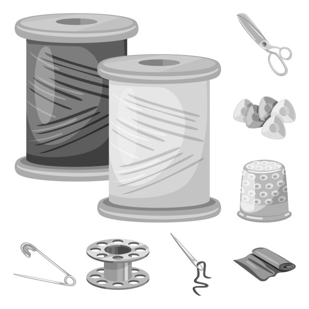 孤立对象服装制作和纺织品标识图片下载