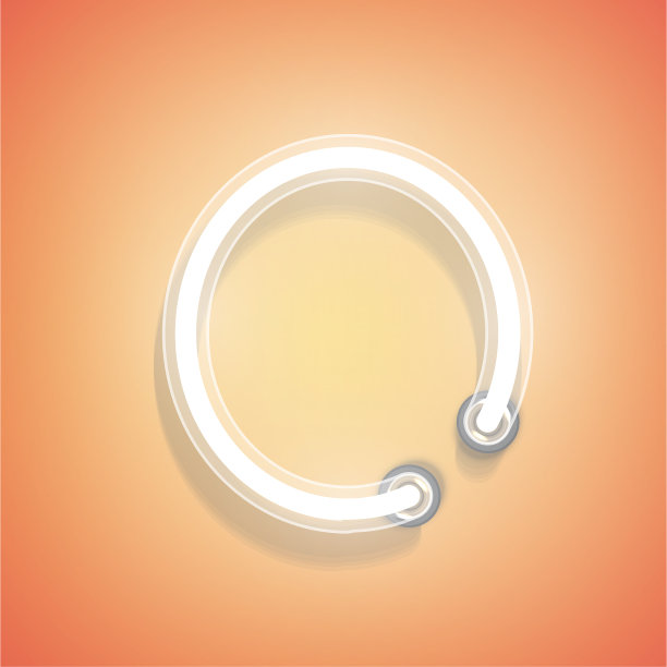 现实的霓虹灯从一套图片下载