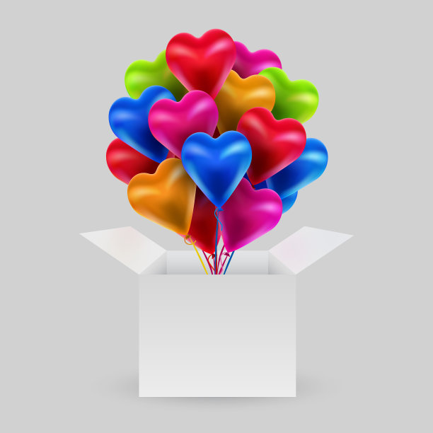 把彩色气球捆成a的形状图片下载