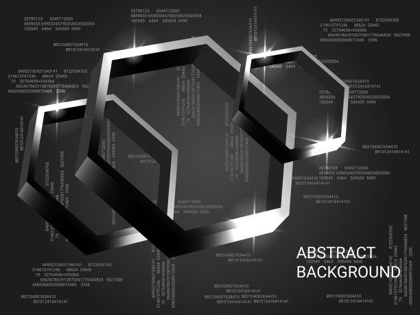 多边形金属闪光的背景图片下载